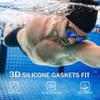 Fulllove Swim Goggles, Tenfold Long-lasting Anti Fog Swimming Goggles for Adult Men Women, No Leakage with Nose Clip Earplugs view 3