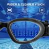 Fulllove Swim Goggles, Tenfold Long-lasting Anti Fog Swimming Goggles for Adult Men Women, No Leakage with Nose Clip Earplugs view 4