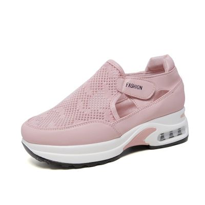 Ladmiple Platform Shoes For Women Dressy Fall Womens Canvas Shoes Low Top Fashion Sneakers Slip on Walking Shoes Dressy Casual Summer Comfortable Non Slip Platform Flats Loafers