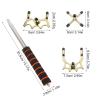 GANAZONO 1 Set Billiard Pool Bridge Stick Snooker Pool Cue Stick with 3 Cue Bridge Replacements Pool Table Accessories for Pool Cue Table view 2