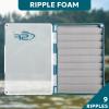 SF Fly Fishing Box Magnetic Closure Ripple Foam Polycarbonate Material Clear Lid Trout Flies Fly Box, Small view 3