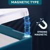 SF Fly Fishing Box Magnetic Closure Ripple Foam Polycarbonate Material Clear Lid Trout Flies Fly Box, Small view 4