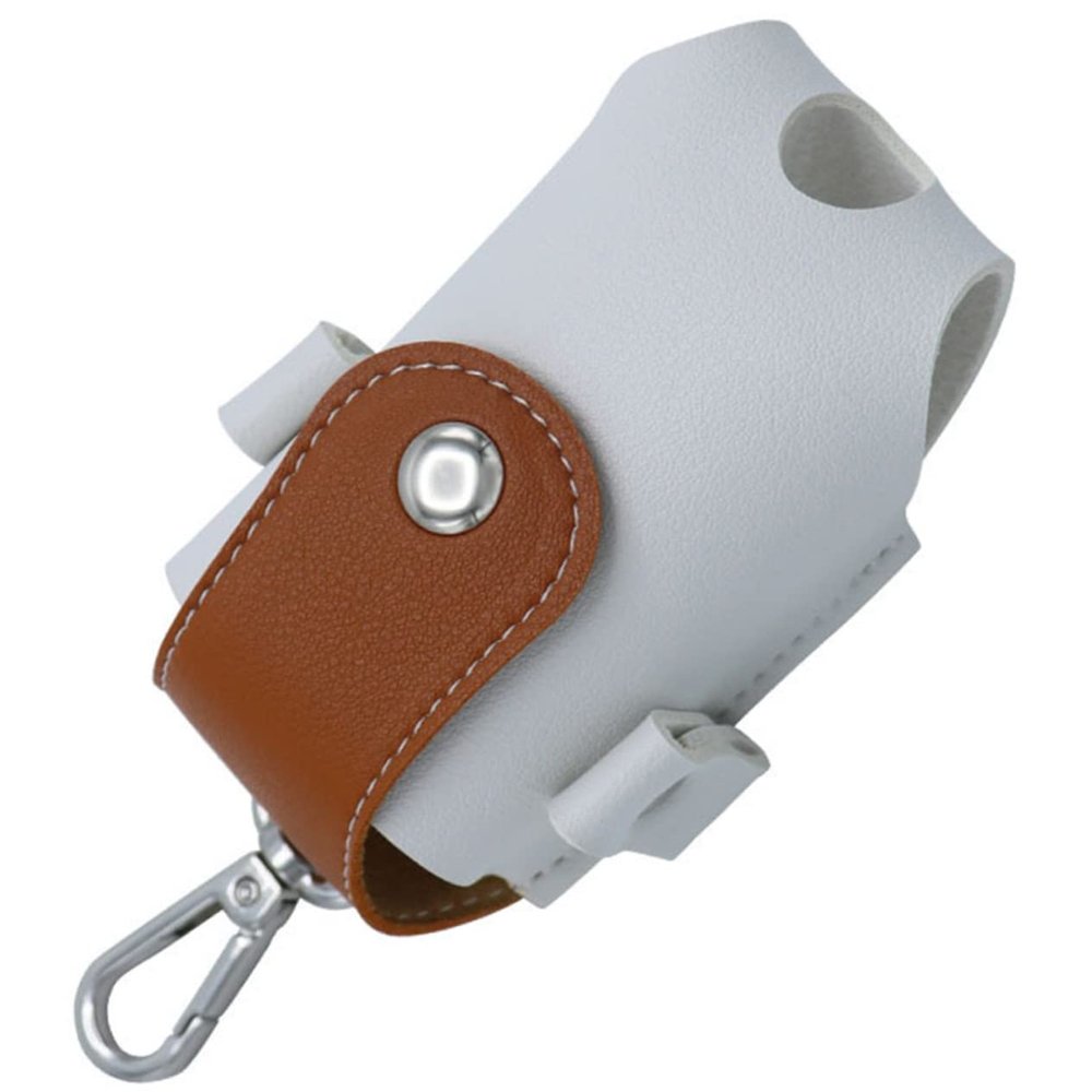 SUPVOX Pu Leather Golf Ball Waist Pack Durable Golf Storage Holder for Balls Tees Lightweight Design with Hanging Ring Accessory