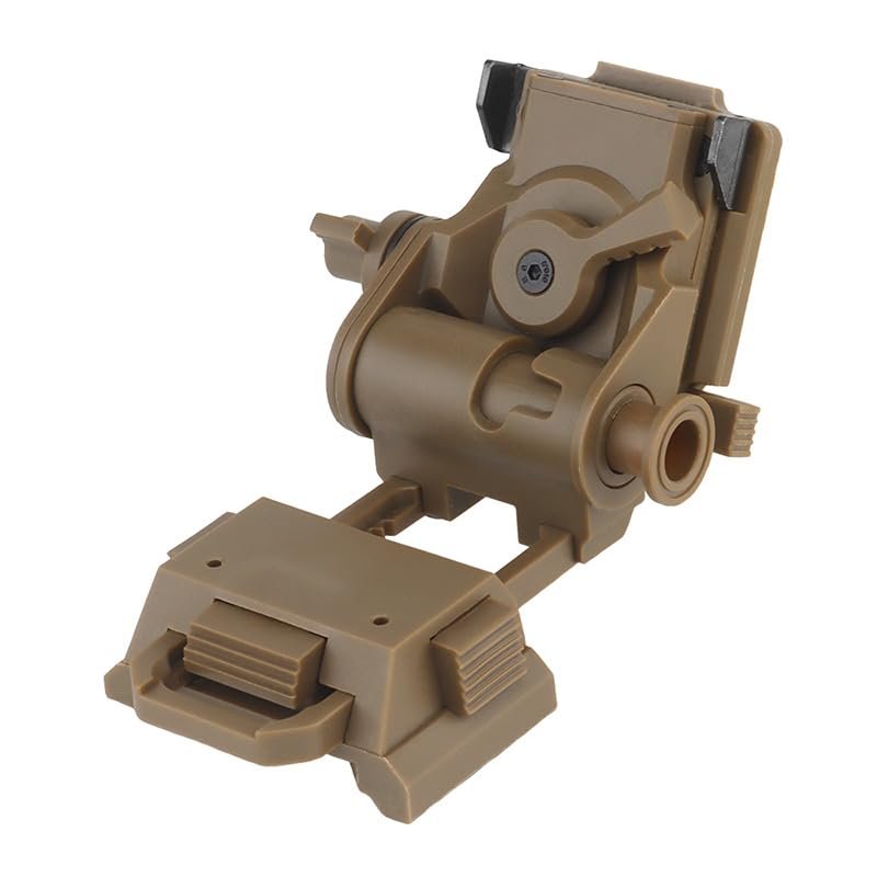 Tactical Fast Helmtet Accessory PVS15 PVS18 GPNVG18 Night Vision Goggle Mount L4G24 NVG Arm Mount Adapter- Tan
