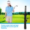 Arrowbash 4 Pcs Golf Training Grip Right Handed Swing Grip Trainer Aid Tool for Men Club Accessories, Black view 4