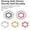 ZOCKZ Single Speed Cassette Cog 12/13/14/15/16/17/18/19/20/21/22T MTB Single Speed Conversion Kit Bicycle Single Speed Bike Cassette Sprocket for 7-10 Speed HG Hubs (Black,16T) view 2
