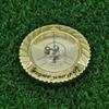 scorpy Golf Level Ball Marker with Metal Bead and Hat Clip, High Precision Putting Green Reading Aid Golf Accessories (Model Galaxy, Gold) view 2