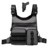 Criuage Outdoor Chest Bag for Men, Lightweight Running Vest with Water Bottle Pocket, EDC Chest Pack for Hiking,Cycling view 1
