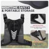 Criuage Outdoor Chest Bag for Men, Lightweight Running Vest with Water Bottle Pocket, EDC Chest Pack for Hiking,Cycling view 3