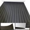 Boat Decking Self-Adhesive Non-Skid Mat EVA Foam Decking Sheet EVA Boat Flooring Mat Boat Flooring Eva Foam Decking Sheet for Motorboat Swim Platform (Dark Gray W/Black Stripes, 94.5 * 35.4in) view 3