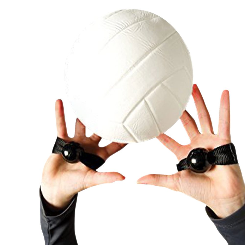 Professional Volleyball Finger Strength Training Strap Equipment Volleyball Setting Technique Training Aid Youth Adult Kids Volleyball Passing Hand Gesture Corrector Volleyball Training Belt Buckle