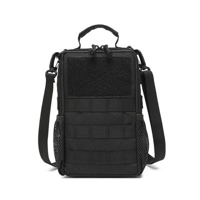 Samview Outdoor Sports Gear Molle Assault Combat Hiking Pack Accessory Camouflage Kit Pouch Tactical Small Bike Bag- Black, Medium