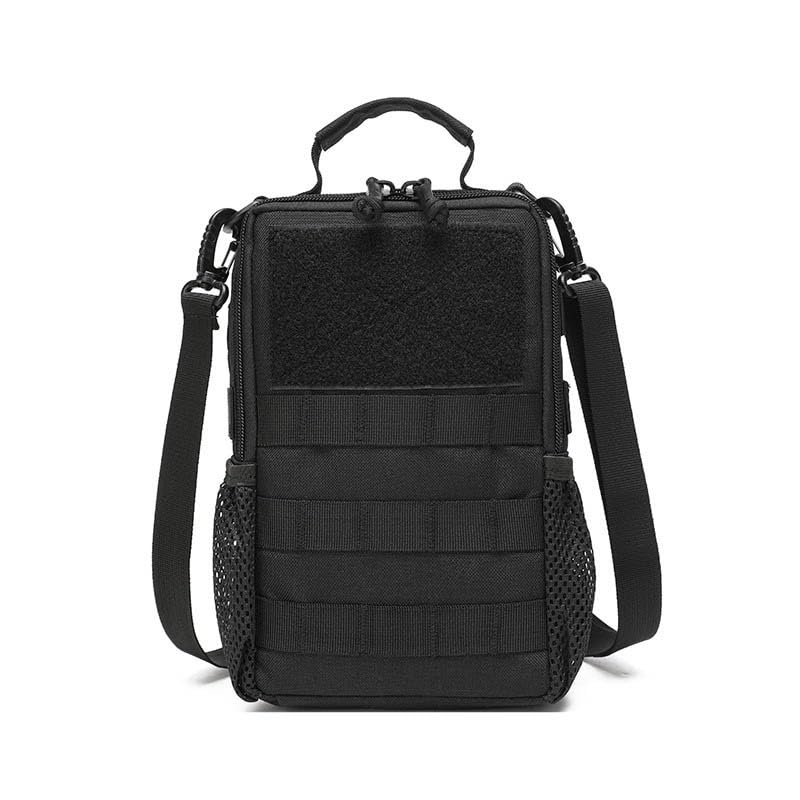 Samview Outdoor Sports Gear Molle Assault Combat Hiking Pack Accessory Camouflage Kit Pouch Tactical Small Bike Bag- Black, Medium