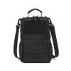 Samview Outdoor Sports Gear Molle Assault Combat Hiking Pack Accessory Camouflage Kit Pouch Tactical Small Bike Bag- Black, Medium view 1