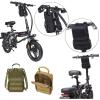 Samview Outdoor Sports Gear Molle Assault Combat Hiking Pack Accessory Camouflage Kit Pouch Tactical Small Bike Bag- Black, Medium view 2
