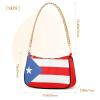 Yasala Patriot Shoulder Bag Puerto Rico Flag Women Clutch Handbag Shoulder Purch Boho Bag Date Chain Bag Country Flag Tote Bag Holiday Birthday Gift for Girlfriend, Wife, Lover view 4