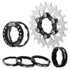 ZOCKZ Single Speed Cassette Cog 12/13/14/15/16/17/18/19/20/21/22T MTB Single Speed Conversion Kit Bicycle Single Speed Bike Cassette Sprocket for 7-10 Speed HG Hubs (Black,22T) view 1