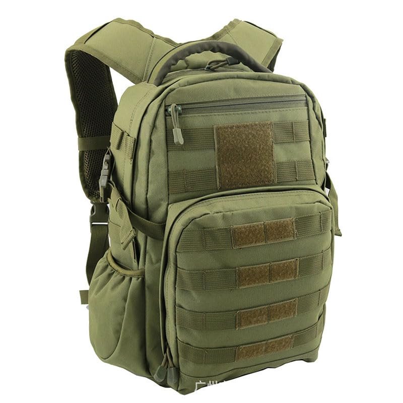 Samview Outdoor Sports Pack Hiking Bag Rucksack Knapsack Combat Camouflage Tactical Backpack- Green