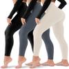 3 Pack Leggings for Women-No See-Through High Waisted Tummy Control Yoga Pants Workout Running Legging view 1