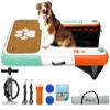 FBSPORT Inflatable Dog Boat Ramp Floating Dock Water Ladder for Pool, Boat, Non-Slip EVA Floating Ladder Pool Ramp for Dog Up to 220 LBs, Safe & Easy Access view 1
