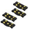 Eioflia Ice Grips for Shoes, Ice Cleats Anti Slip 5 Stud Snow Grips Climbing Crampon Spikes for Shoes Boots 2Pairs view 1