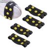 Eioflia Ice Grips for Shoes, Ice Cleats Anti Slip 5 Stud Snow Grips Climbing Crampon Spikes for Shoes Boots 2Pairs view 3