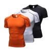 3 Pack Men's Quick Dry Short Sleeve Compression Shirts Mens Athletic Workout Shirt Running Tops view 1