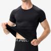 3 Pack Men's Quick Dry Short Sleeve Compression Shirts Mens Athletic Workout Shirt Running Tops view 2
