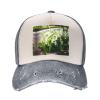Bell Orchid Print Sporty Cap for All Seasons,Unisex Baseball Cap,Ideal Fishing Hat for Men and Women view 3
