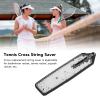 Gavigain String Saver Locks, Tennis String Saver Locks Replacement Reduce String Movement String Saver for Badminton Racket, Squash Racket (White) view 2