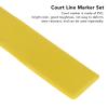 Gavigain 10pcs Court Line Marker Kit,Tennis Spot Marker Multipurpose Marking Line for Kids Basketball Volleyball Badminton Outdoor Training (Yellow) view 4