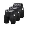 LEICHR 3 Pack Men Athletic Compression Shorts Sports Performance Active Shorts Workout Running Tights view 1