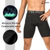 LEICHR 3 Pack Men Athletic Compression Shorts Sports Performance Active Shorts Workout Running Tights view 4