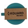 KGuard Wax Box  Reusable Food-Grade Silicone Box with Bamboo Scraper  Carry, Recycle & Protect Your Surf, Kitesurf or SUP Wax   8 cm / 56 g  Turquoise view 2