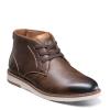 Florsheim Kids Mens Vibe Plain Toe Chukka (Toddler/Little Kid/Big Kid) Brown Crazy Horse 10 Toddler Medium view 1
