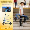 SIMATE Electric Scooter for Kids, Motorized E-Scooters with Colorful Front Light and Pedal Lights, LED Display & Foldable, Dual Braking System, Top 8.7mph & 5 Miles, Gifts for Kids, Girls, Boys, Teens view 3