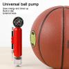 YOXIER Ball Pump,Ball Pump with Pressure Gauge,Dual Action Sports Ball Pump with Needle,Air Pump with Inflation Needles & Pressure Release Valve for Basketball,Football & Other Inflatable Balls Blue view 2