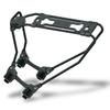 SKS GERMANY Infinity Universal AVS Pannier Rack (Bicycle Accessories for Retrofitting Almost Any Bicycle, Adjustment Mechanism and Quick Release System, Aluminium, with AVS Click System), Black view 1