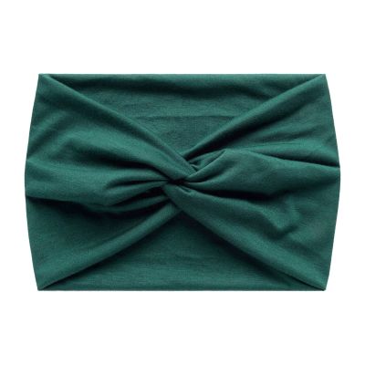 YOLAI Headbands for Women Solid Hair Bands Stretchy Sweat Bands Headbands Fashion Hair Accessories for Women (Green, One Size)