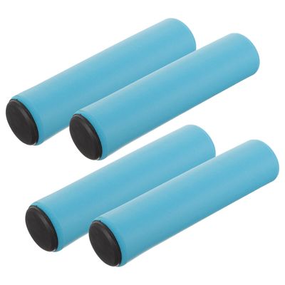 2pairs Lightweight Anti-Skid Bicycle Handlebar Grips of Ergonomic Sponge Covers for Mountain and Road Bikes Comfortable and Sweat-Absorbing Bike Accessories