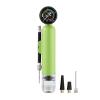 YOXIER Ball Pump,Ball Pump with Pressure Gauge,Dual Action Sports Ball Pump with Needle,Air Pump with Inflation Needles & Pressure Release Valve for Basketball,Football & Other Inflatable Balls Green view 1