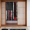 MULIHU Archery American Flag Blackout Curtains for Doorways Bedroom Kitchen Door Curtain 34x56in Indoor Partition Shading Decor Window Curtains view 1