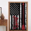 MULIHU Archery American Flag Blackout Curtains for Doorways Bedroom Kitchen Door Curtain 34x56in Indoor Partition Shading Decor Window Curtains view 3