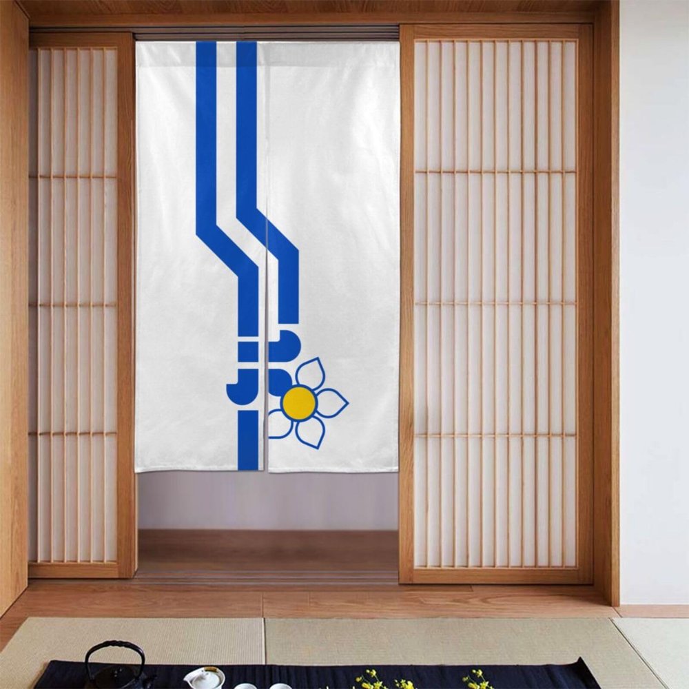 Flag of The Franco Colombiens Blackout Curtains for Doorways Bedroom Kitchen Door Curtain 34x56in Indoor Partition Shading Decor Window Curtains