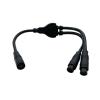 ImBros 1Pcs M8 Y Splitter E-Bike Cable 2Pin 3Pin 4Pin 5Pin 6Pin 1Female to 2 Male Electric Bicycle Plug Fit Compatible Scooter Brake Signal Sensor (Color : 6Pin) view 1
