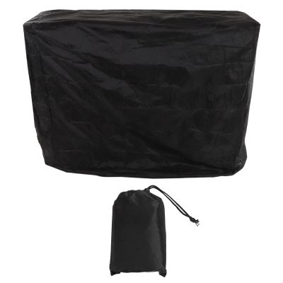 Gavigain Ping Pong Table Dust Cover,190 Silver Coating Waterproof Table Tennis Cover for Outdoor Courtyard Drawstring Style (Black)