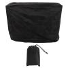 Gavigain Ping Pong Table Dust Cover,190 Silver Coating Waterproof Table Tennis Cover for Outdoor Courtyard Drawstring Style (Black) view 1