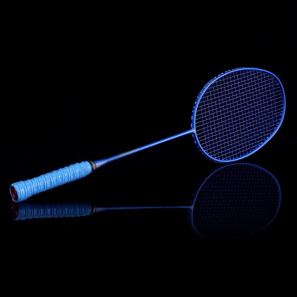 BAHELS YUTR Graphite Single Badminton Racquet Professional Carbon Fiber Badminton Racket with Carrying Bag, 1