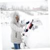CALLARON 3pcs Multi-Functional Snow Shovel Handle Ice Scraper Brush for Removal Lightweight Random Color Convenient De-ice Wiper Tool view 4
