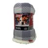 Coleman Buffalo Check Reversible Pet Throw Blanket - 50x60 (Grey/Charcoal) view 2